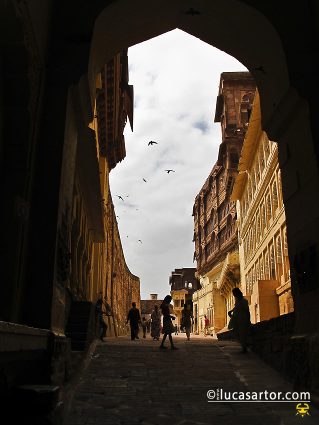 Entrance of the Jodhpur fort - India