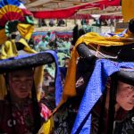 Dancers ready for a festival in Ladakh - India